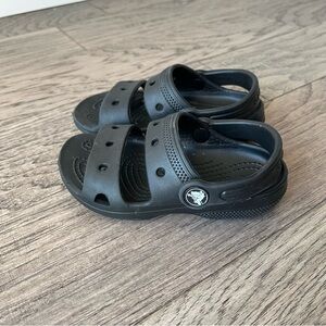 CROCS Black Sandals toddler size 9